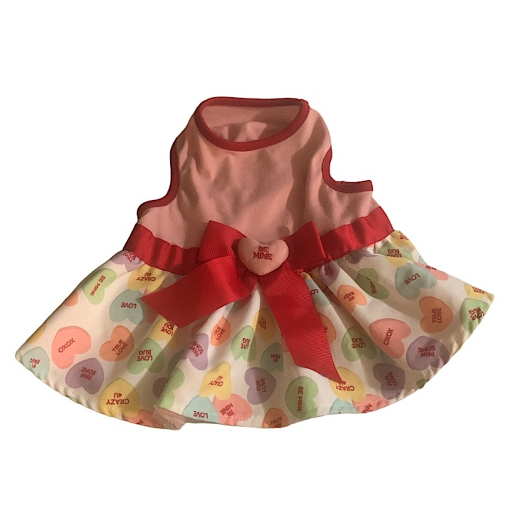 Pre-Owned Pet Dog Valentine’s Day Candy TuTu Dress SZ.Small.